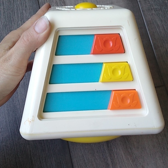 Fisher Price Quaker Oats Turn and Learn Vintage Busy Box Infant Toy 1978 #156 - Picture 7 of 12